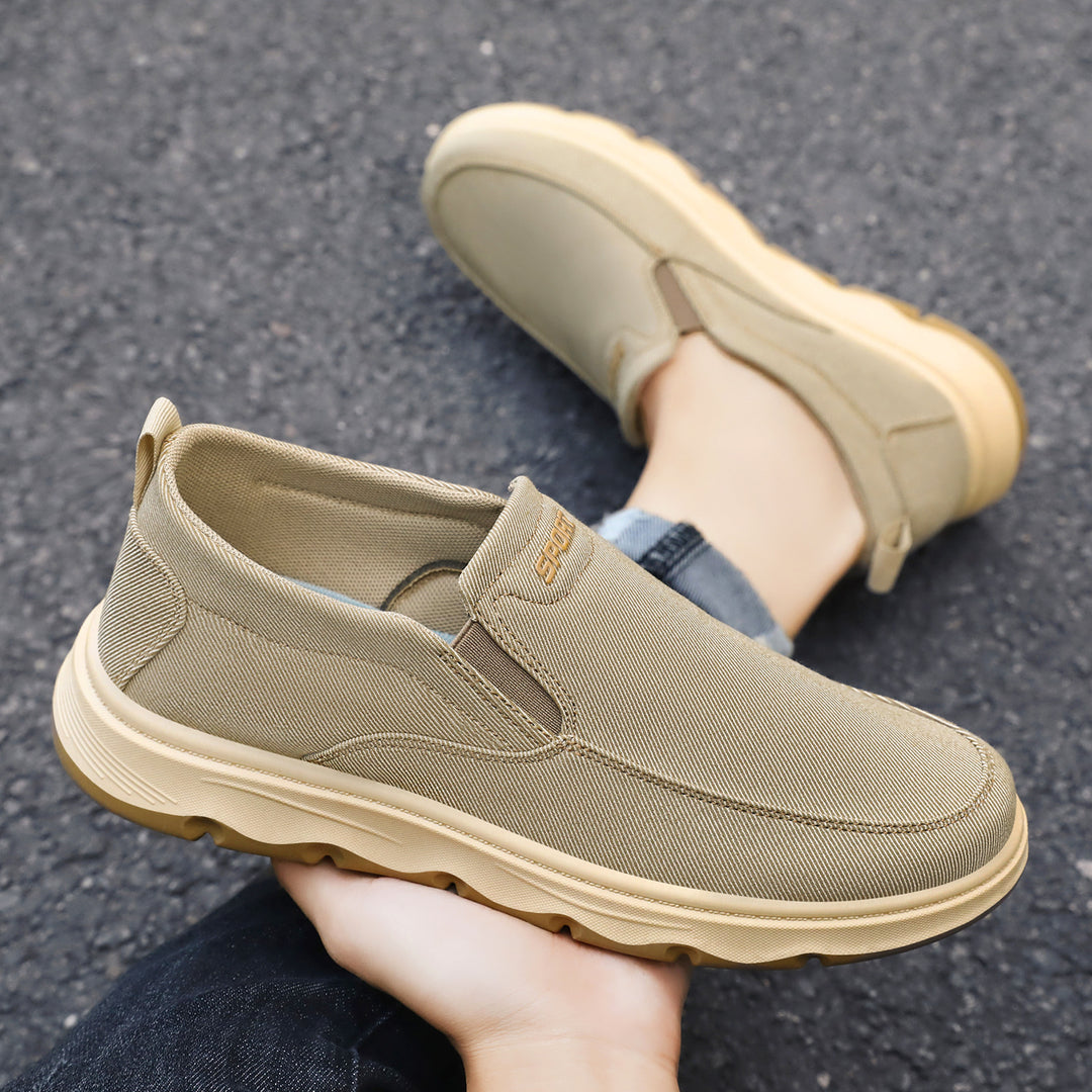 Damen Slip-On Freizeitschuhe mit rutschfester Sohle und atmungsaktiver Textiloberfläche R&B