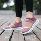 Damen Stricksneaker mit rutschfester Sohle und atmungsaktivem Obermaterial