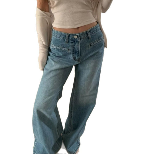 Damen Weite Jeans R&B