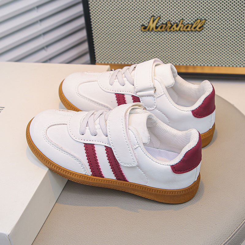 Damen sportliche Klett-Sneaker mit atmungsaktiver Mesh-Oberfläche und rutschfester Sohle R&B