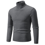 Herren stilvoller Rollkragenpullover aus feinem Strick R&B