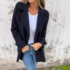 Damen Modische und vielseitige Doppelreiher-Jacke R&B