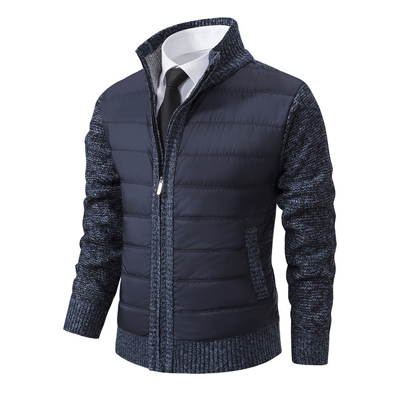 Herren Übergangsjacke mit hochabschließendem Kragen und atmungsaktiven Einsätzen R&B