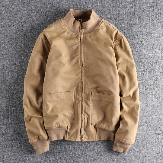 Damen Übergangsjacke mit hohem Kragen und praktischen Taschen R&B