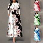 Damen Maxikleid mit floralen Mustern R&B