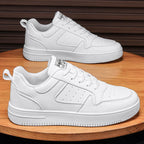 Damen Sportliche Leder Sneakers mit gepolsterter Innensohle