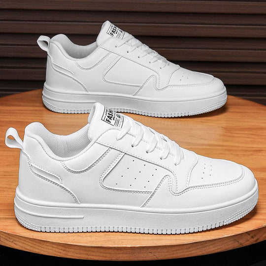 Damen Sportliche Leder Sneakers mit gepolsterter Innensohle R&B