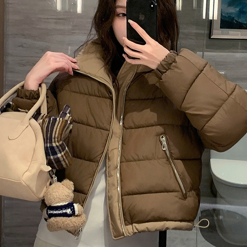 Damen Kurze, wattierte Freizeitjacke mit seitlichen Reißverschlusstaschen R&B