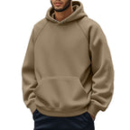 Herren Kapuzenpullover mit lässigem Schnitt und praktischer Kängurutasche R&B