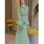 Damen elegantes und modisches Blazer-Set R&B