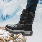 Herren Winterstiefel mit isolierender Fütterung und rutschfester Sohle R&B