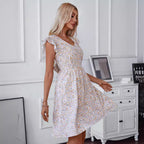Damen verspielt fließendes Sommerkleid R&B