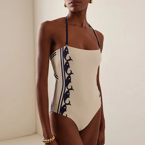 Damen Badeoutfit mit eleganter Schleifen-Detail R&B