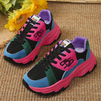 Damen Sportliche Sneakers mit modischem Farbdesign und komfortabler Dämpfung R&B