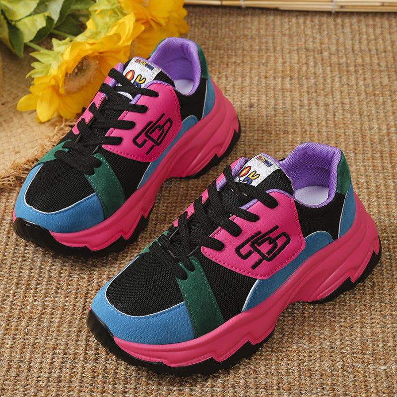 Damen Sportliche Sneakers mit modischem Farbdesign und komfortabler Dämpfung R&B