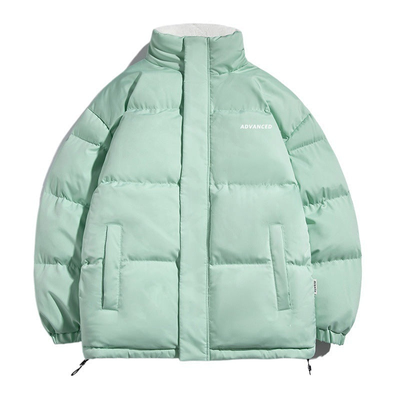 Damen vielseitige Pufferjacke mit hohem Kragen und weichem Fleecefutter