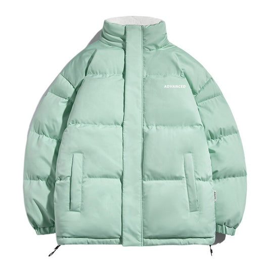Damen vielseitige Pufferjacke mit hohem Kragen und weichem Fleecefutter R&B