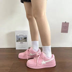 Damen Sportliche Sneaker mit atmungsaktivem Obermaterial und flexibler Sohle R&B