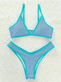 Damen Triangel-Bikini mit eleganter Naht und sportlichem Schnitt R&B