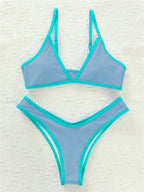 Damen Triangel-Bikini mit eleganter Naht und sportlichem Schnitt R&B