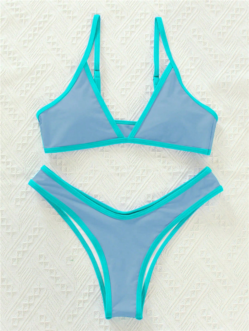 Damen Triangel-Bikini mit eleganter Naht und sportlichem Schnitt R&B