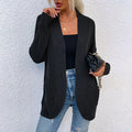Damen Strickjacke mit lässiger Passform und offenen Taschen