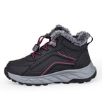 Damen warme Winterstiefel mit innovativem Schnellverschluss und rutschfester Sohle R&B
