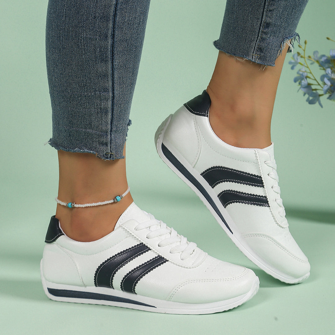 Damen Sneakers mit rutschfester Sohle und atmungsaktiver Oberflächenstruktur R&B