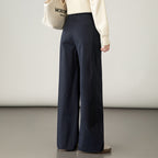 Damen Weite Stoffhose elegant verarbeitet
