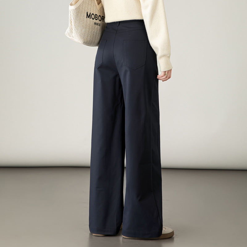 Damen Weite Stoffhose elegant verarbeitet
