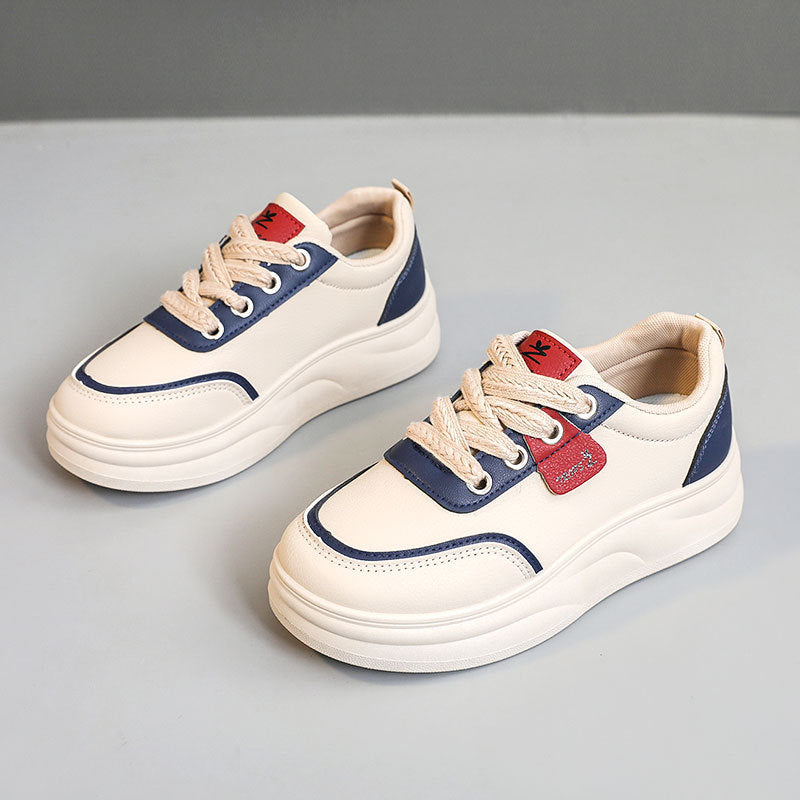 Damen modische Sneakers mit gepolsterter Laufsohle und atmungsaktiver Oberflächenstruktur R&B