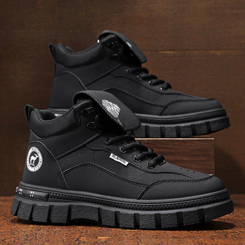 Damen robuste High-Top Stiefel mit verstärkter Sohle R&B
