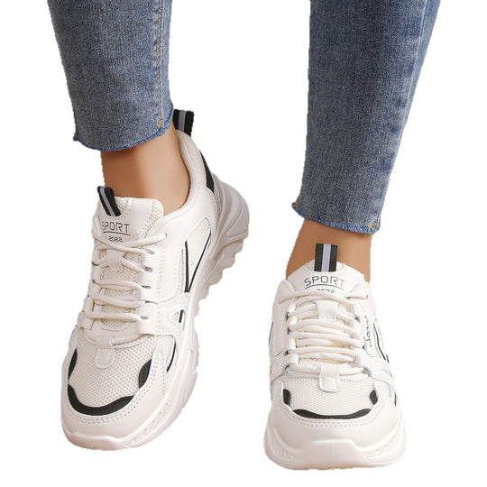 Damen Sportliche Komfort-Sneaker mit atmungsaktiver Mesh-Oberfläche R&B