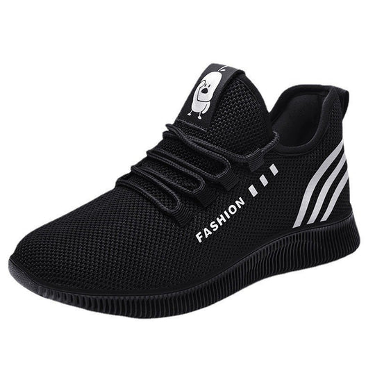 Damen Sportliche Sneakers mit atmungsaktivem Mesh-Obermaterial und rutschfester Sohle R&B