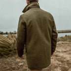 Herren stilvolle Wolljacke im doppelten Schnitt