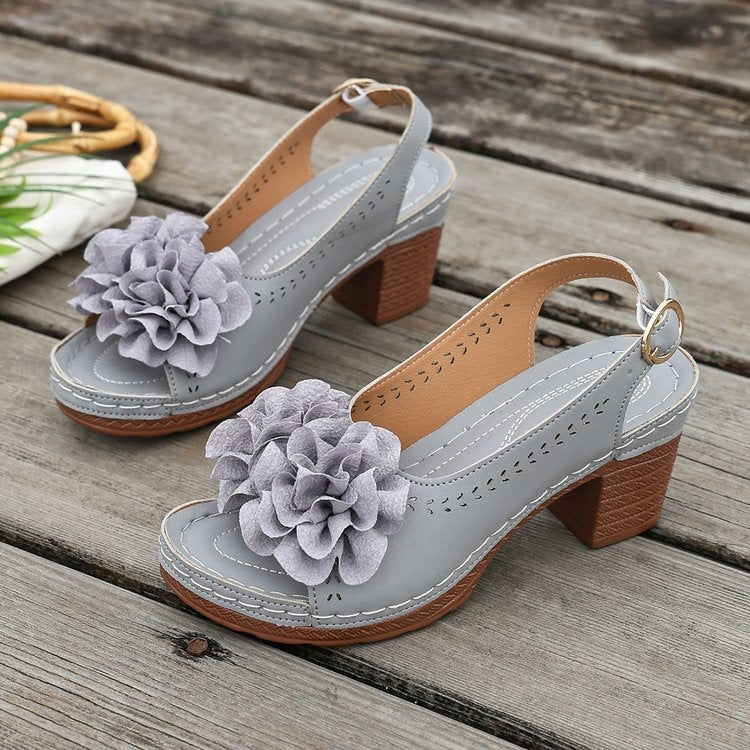 Damen Elegante und komfortable Slingback-Sandaletten R&B