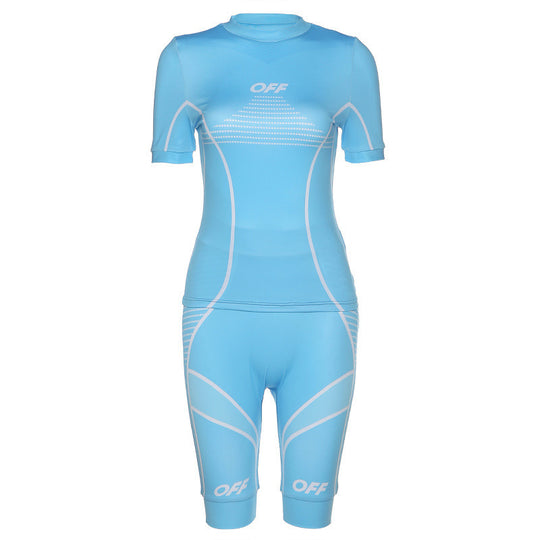 Damen Sportanzug mit atmungsaktiver Kompressionstechnologie R&B