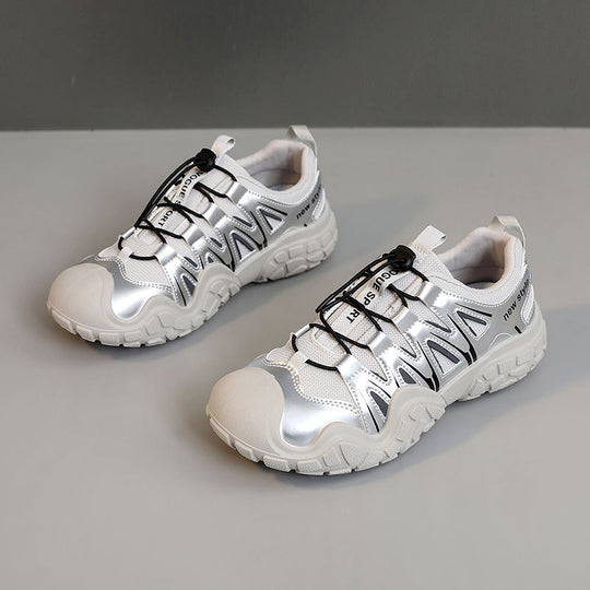 Damen Sportliche Leichtgewicht-Sneaker mit atmungsaktiver Mesh-Oberfläche und rutschfester Sohle R&B