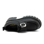 Damen Chunky Loafers mit modischem Schnallen-Design R&B