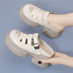 Damen Modische Clogs mit innovativem Dämpfungssystem und verstellbarem Riemen R&B