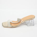 Damen Acrylabsatz Sandalen R&B