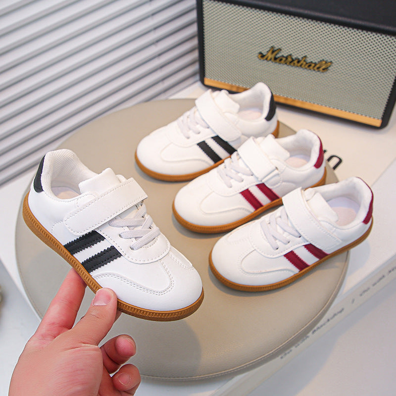 Damen sportliche Klett-Sneaker mit atmungsaktiver Mesh-Oberfläche und rutschfester Sohle R&B