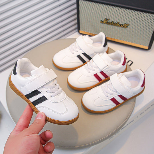 Damen sportliche Klett-Sneaker mit atmungsaktiver Mesh-Oberfläche und rutschfester Sohle R&B