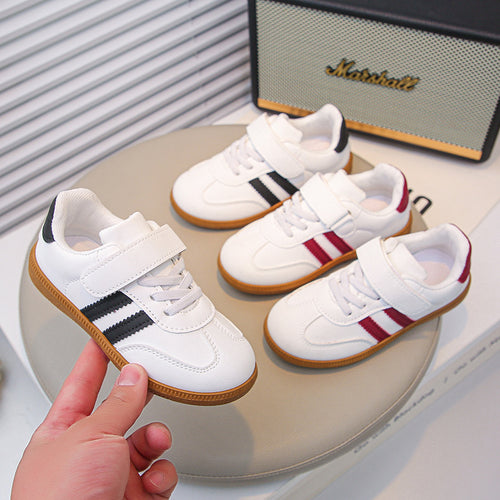 Damen sportliche Klett-Sneaker mit atmungsaktiver Mesh-Oberfläche und rutschfester Sohle R&B