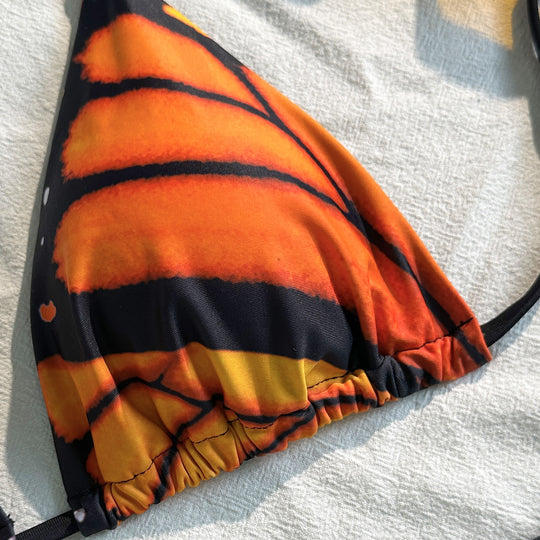 Damen Triangel-Bikini mit raffinierten Binde-Details R&B