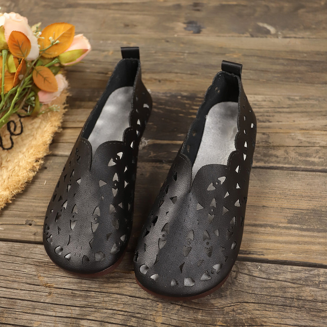 Damen Ballerinas mit durchbrochenem Design R&B