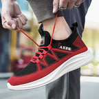 Damen Sportliche Strick-Sneakers mit rutschfester Sohle und atmungsaktivem Obermaterial R&B
