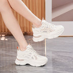 Damen Sportliche Sneaker mit atmungsaktivem Mesh und dämpfender Sohle