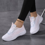 Damen Sportliche Leichtgewicht Sneakers mit atmungsaktivem Obermaterial