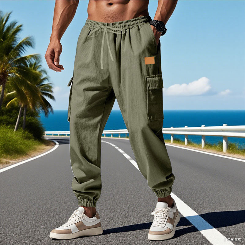 Herren Cargo-Hose mit elastischem Bund und praktischen Taschen R&B